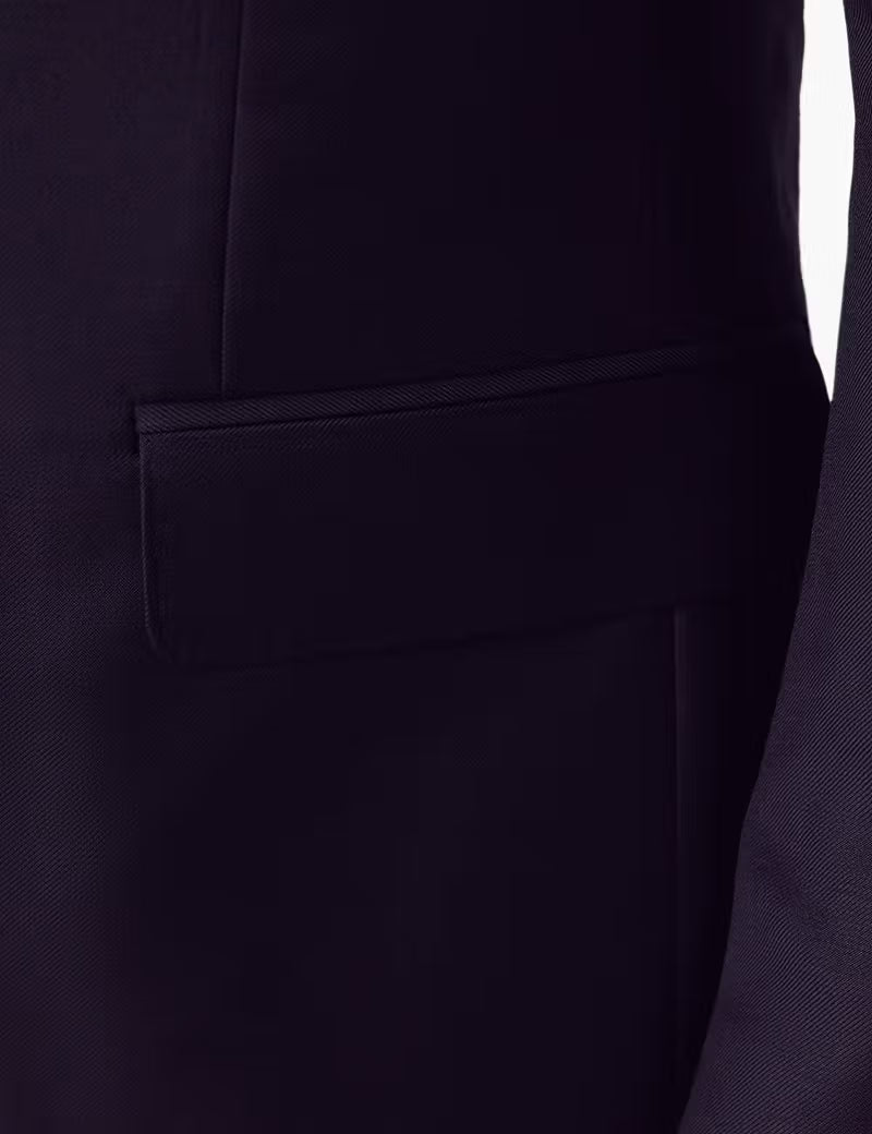 Slim Fit Navy Twill Suit