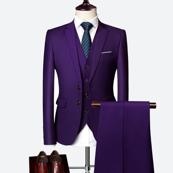 Luxe 3-delig Slim Fit Pak voor Heren