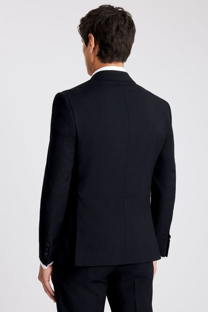 Slim Fit Black Peak Lapel Tuxedo