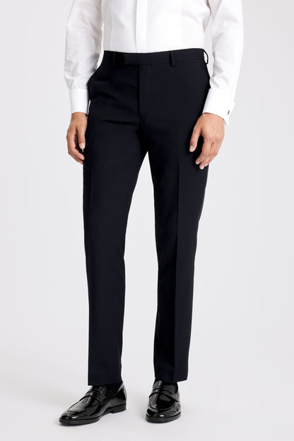 Slim Fit Black Peak Lapel Tuxedo