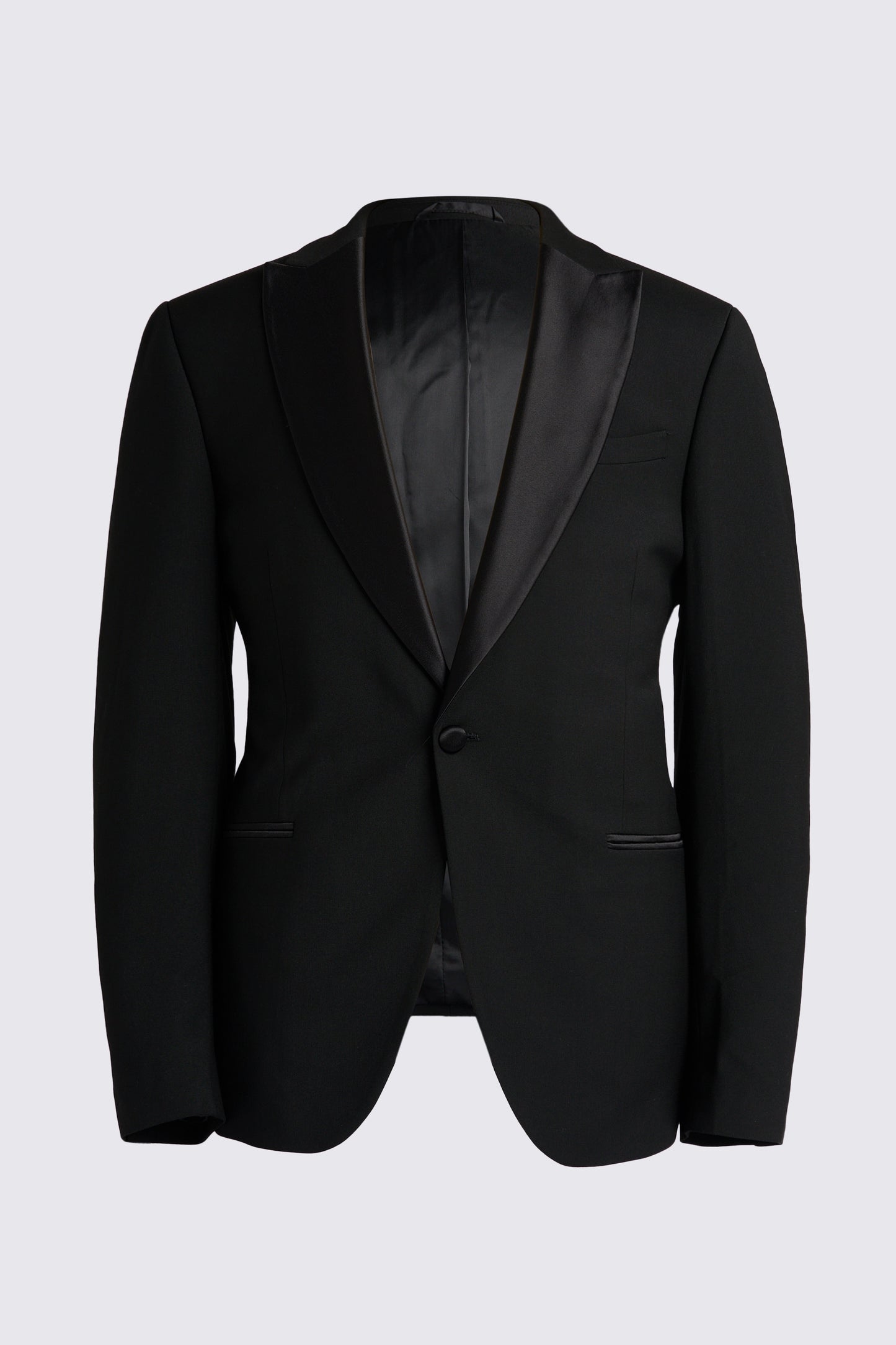Slim Fit Black Peak Lapel Tuxedo