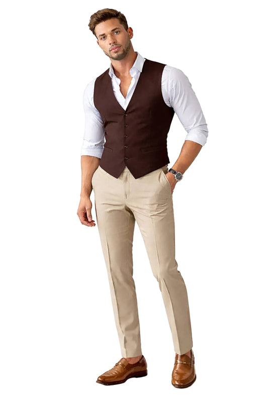 Dark Brown WaistCOat