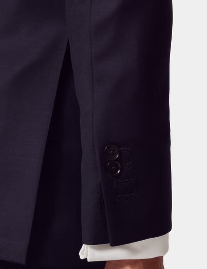 Slim Fit Navy Twill Suit