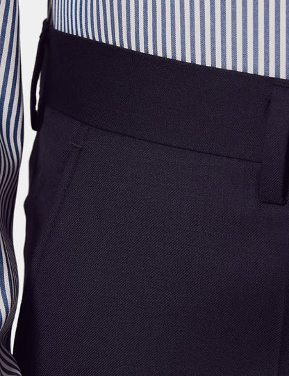 Slim Fit Navy Twill Suit