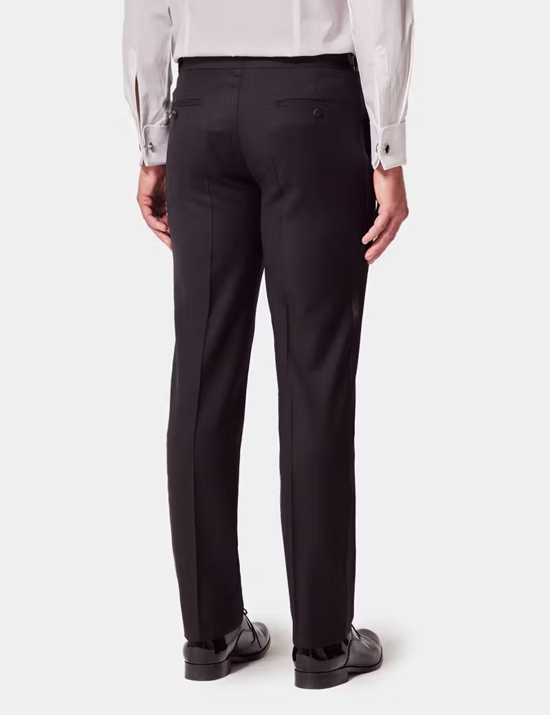 Slim Fit Black Shawl Dinner Suit