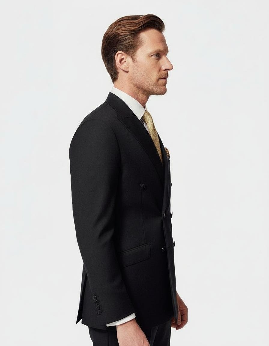 Jet Black Double Breast