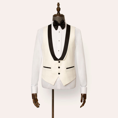 Mayfair 3 Piece White Tuxedo