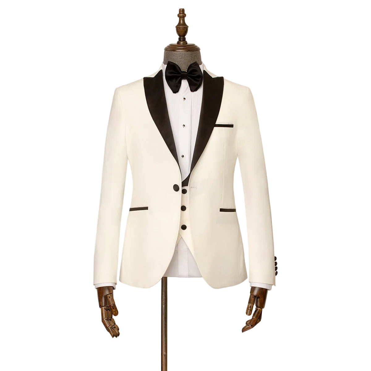 Off White Dinner Suit 3 Pcs