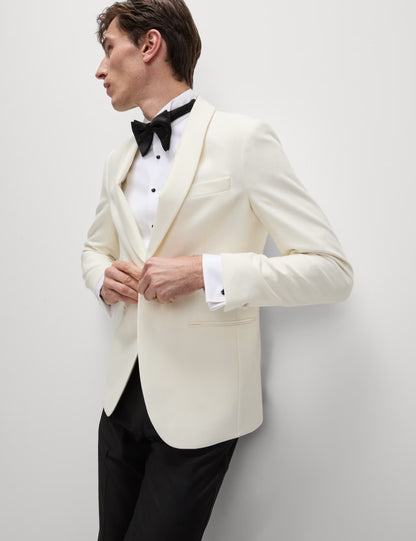 Wool Rich Shawl Lapel Dinner Tuxedo Jacket