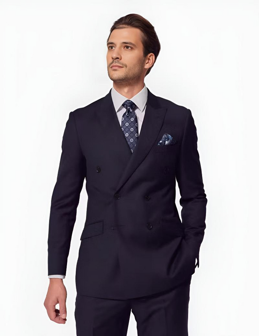 Slim Fit Navy Twill Suit Jacket
